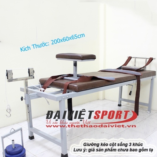 Giường kéo dãn cột sống lưng kéo cổ 3 khúc
