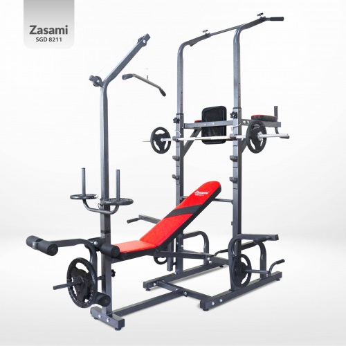 Giàn tạ đa năng kết hợp xà đơn xà kép Zasami 8211