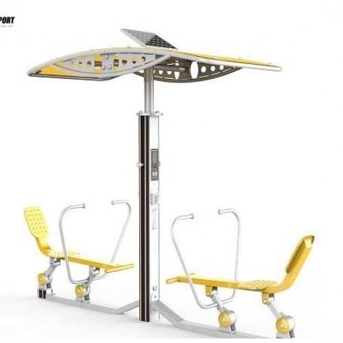 Máy tập chèo thuyền đôi có mái che DV-4008
